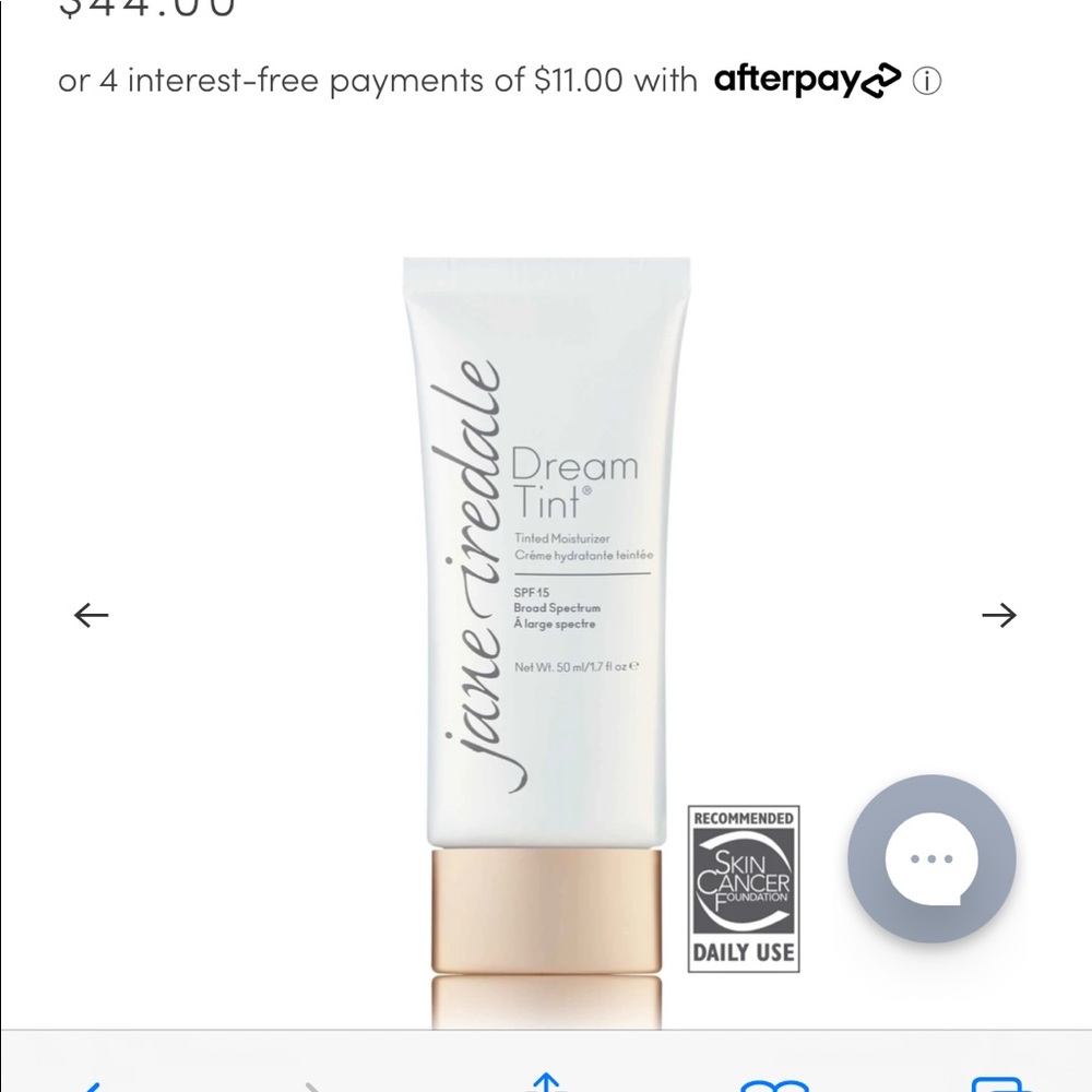 Jane iredale dream tint warm bronze new in box 8/3